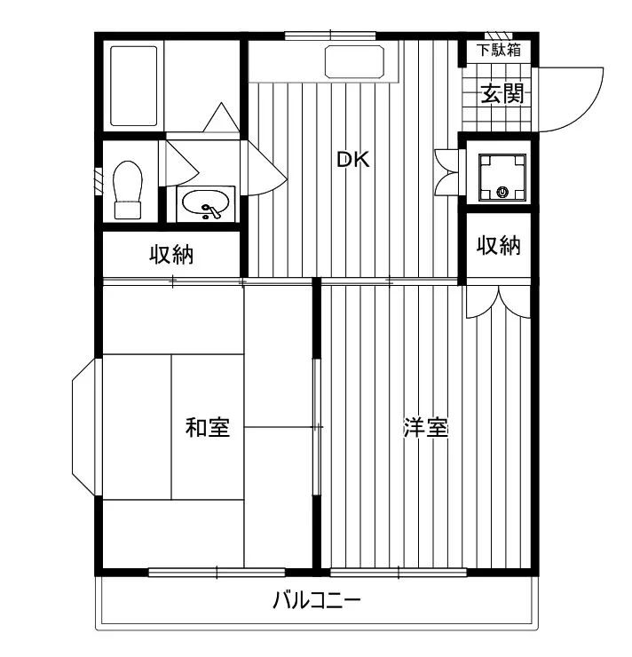 ファミーラシオン 1階階 間取り