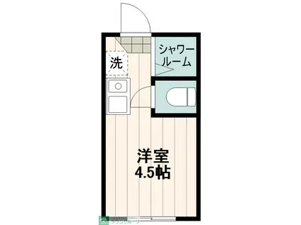 グレースルシール(ワンルーム/1階)の間取り写真