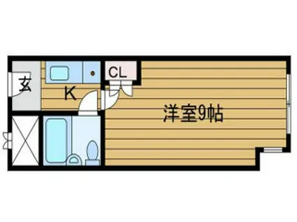 コア正雀(1K/3階)の間取り写真