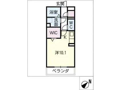 レガーロ アサヒ(ワンルーム/3階)の間取り写真
