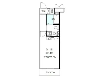 ファビオ東大前(ワンルーム/2階)の間取り写真