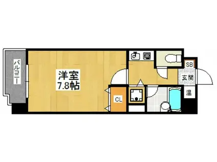 アルゴハイツ井尻(1K/3階)の間取り写真