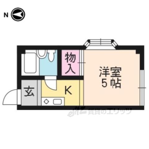 LEST.10(1K/3階)の間取り写真