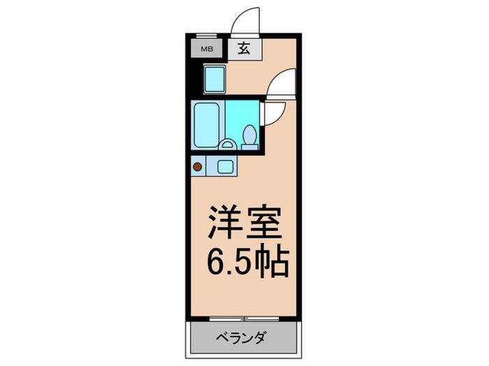メイゾン西池袋(ワンルーム/1階)の間取り写真