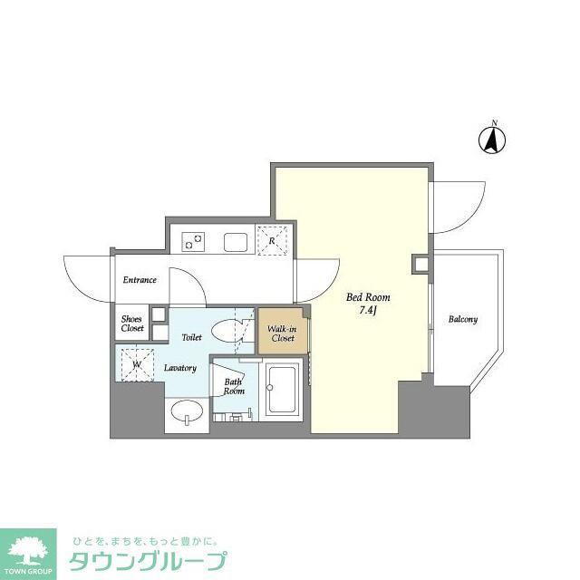 ORSUS NAKANO(1K/9階)の間取り写真