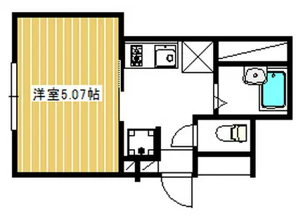 エルフィール笹塚(1K/2階)の間取り写真