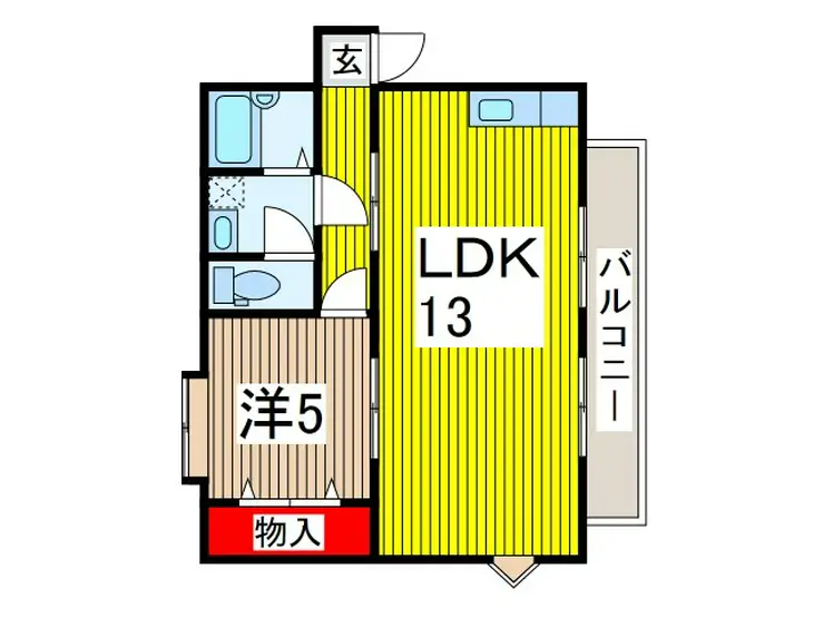 アーバンハイツA 2階階 間取り