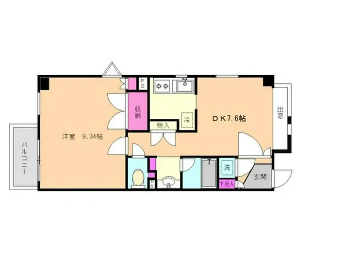パティオ並木 2階階 間取り