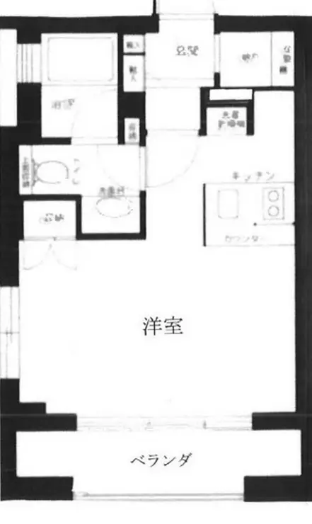 クオリア神南フラッツ 3階階 間取り
