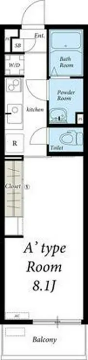 リブリ・LA BIEN SUN 3階階 間取り