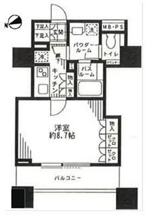 シティタワー横濱 3階階 間取り