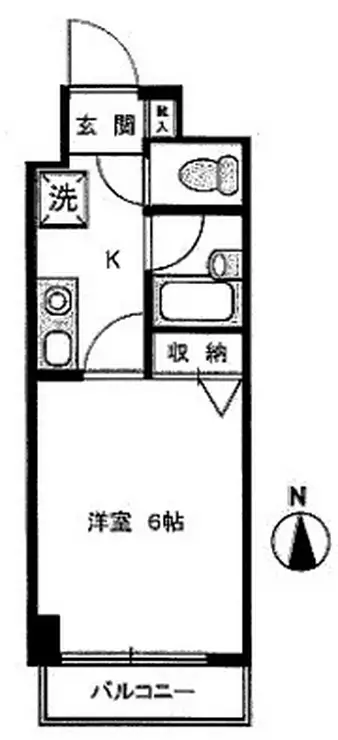 ティファニー舟渡 2階階 間取り