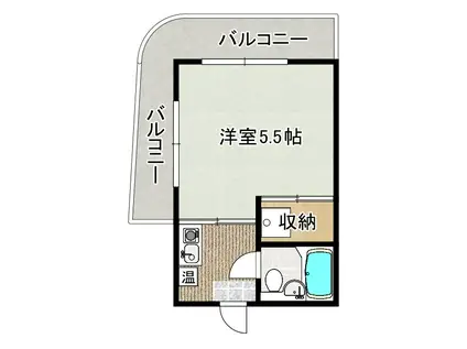 K.VILLAGE(1K/3階)の間取り写真