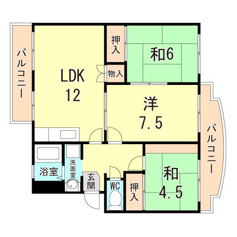 横尾2団地 86号棟