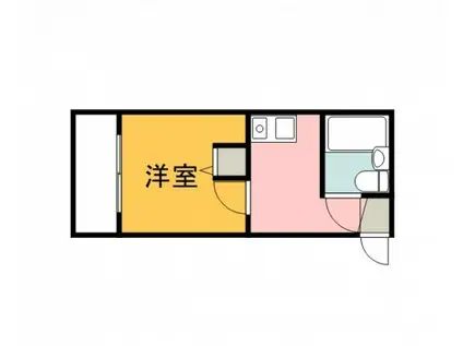 MAXYAMASHITA(1K/5階)の間取り写真