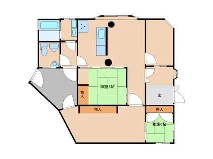 カーサビアンカ(4LDK/1階)の間取り写真