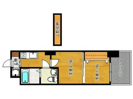 NO70 HARBOR サウス TOWER(1K/8階)の間取り写真