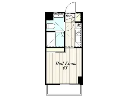 ALIVE アライブ(1K/3階)の間取り写真