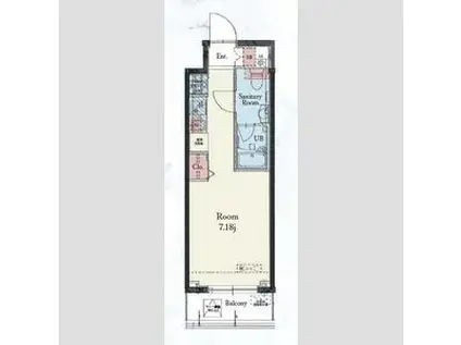RESIDENCE IRUMA(ワンルーム/10階)の間取り写真