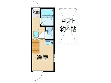 S-ILANDT田無(ワンルーム/1階)の間取り写真