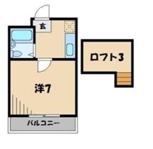 シティパレス浅羽5-1(1K/1階)の間取り写真