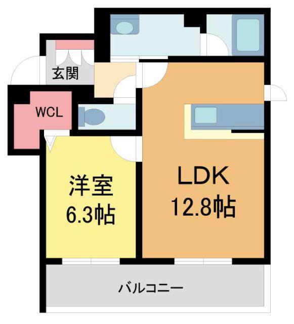 ＪＲ東海道本線 甲子園口駅 徒歩10分 3階建 新築(1LDK/3階)の間取り写真