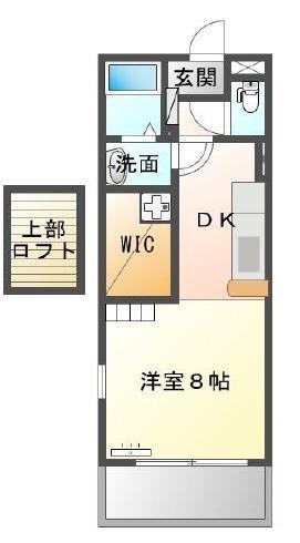 フェリーチェ・ベル(1LDK/3階)の間取り写真