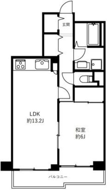 ヴェルディーラ(1LDK/3階)の間取り写真