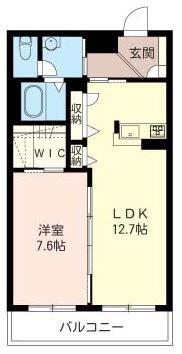 レジデンス・ハニー(1LDK/3階)の間取り写真