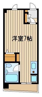 プラド大泉(ワンルーム/3階)の間取り写真