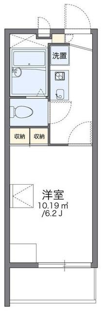 レオパレスめぞん一刻(1K/3階)の間取り写真