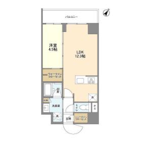 ONE ROOF FLAT ASAKUSA IRIYA(1LDK/5階)の間取り写真