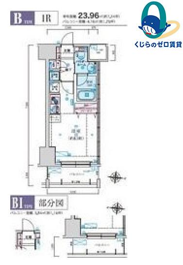 リヴシティ栄(ワンルーム/11階)の間取り写真