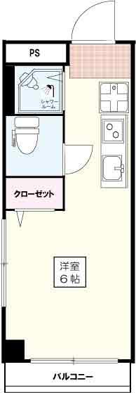 ハイツ吉祥寺(ワンルーム/2階)の間取り写真