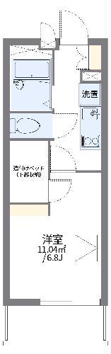 レオパレストーテム(1K/3階)の間取り写真