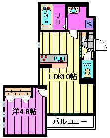 東大宮5丁目計画(1LDK/3階)の間取り写真