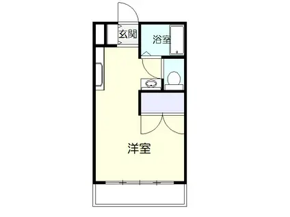 コーポ文京(1K/1階)の間取り写真