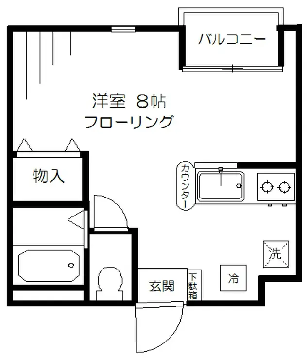 グレース西麻布 2階階 間取り