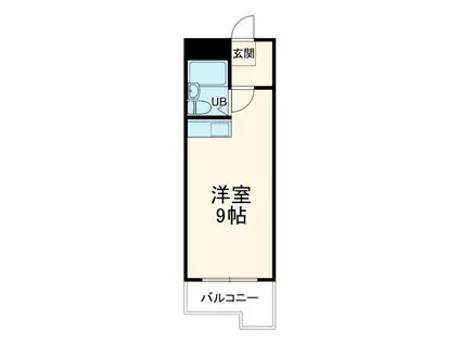 グレイス第5マンション(ワンルーム/2階)の間取り写真
