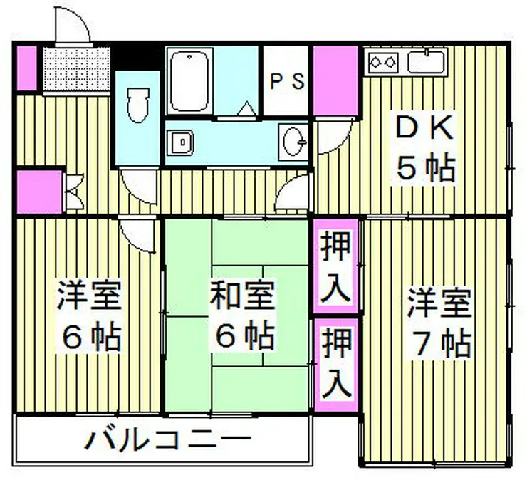 伊勢屋ビル 7階階 間取り