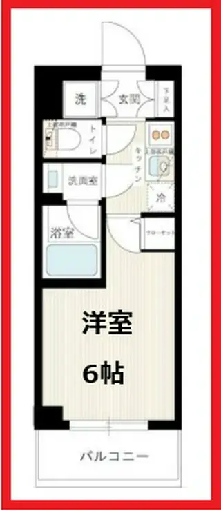 ライジングプレイス綾瀬 3階階 間取り