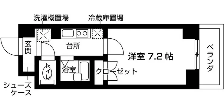 アルファード西落合 1階階 間取り