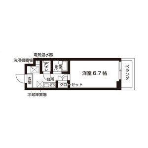 アル・ソーレ上前津(1K/3階)の間取り写真
