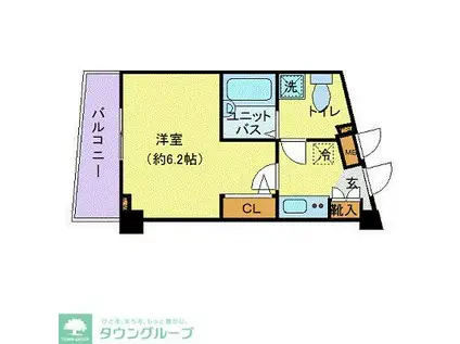 フェニックス池袋弐番館(1K/1階)の間取り写真