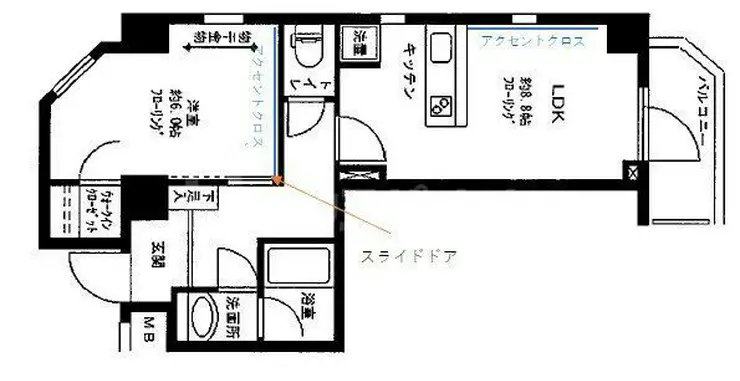 プライムアーバン白山 11階階 間取り