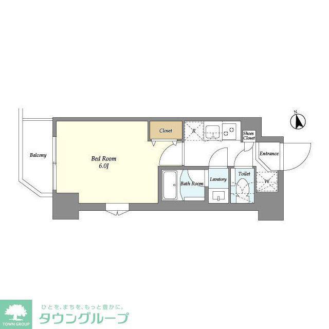 AUGUSTA RESIDENCE大森(1K/4階)の間取り写真