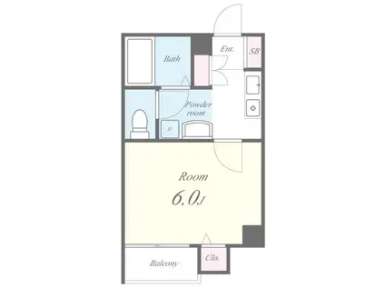 グランパシフィック十三(1K/3階)の間取り写真