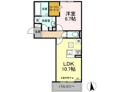 GRANPIA(1LDK/3階)の間取り写真