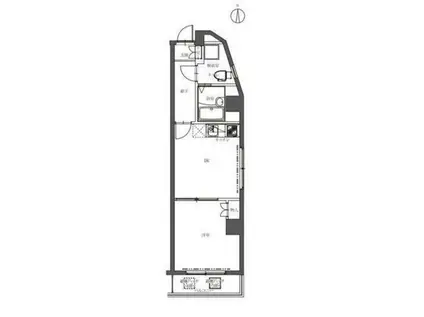 MAXIV日吉(1DK/4階)の間取り写真