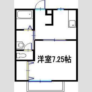 ヌーベル龍野(1K/2階)の間取り写真